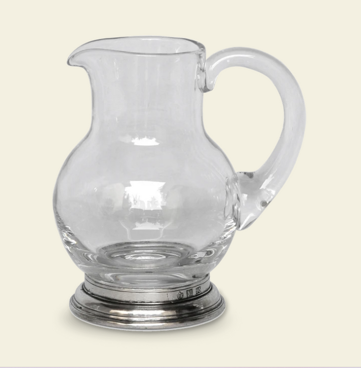 Glass Pitcher by Match Pewter