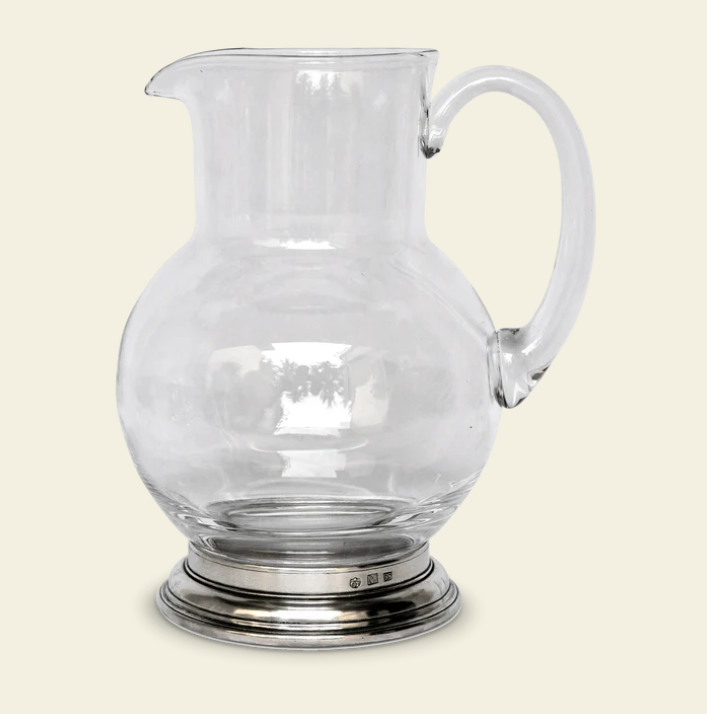 Glass Pitcher by Match Pewter