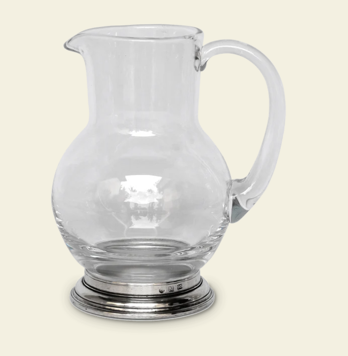 Glass Pitcher by Match Pewter