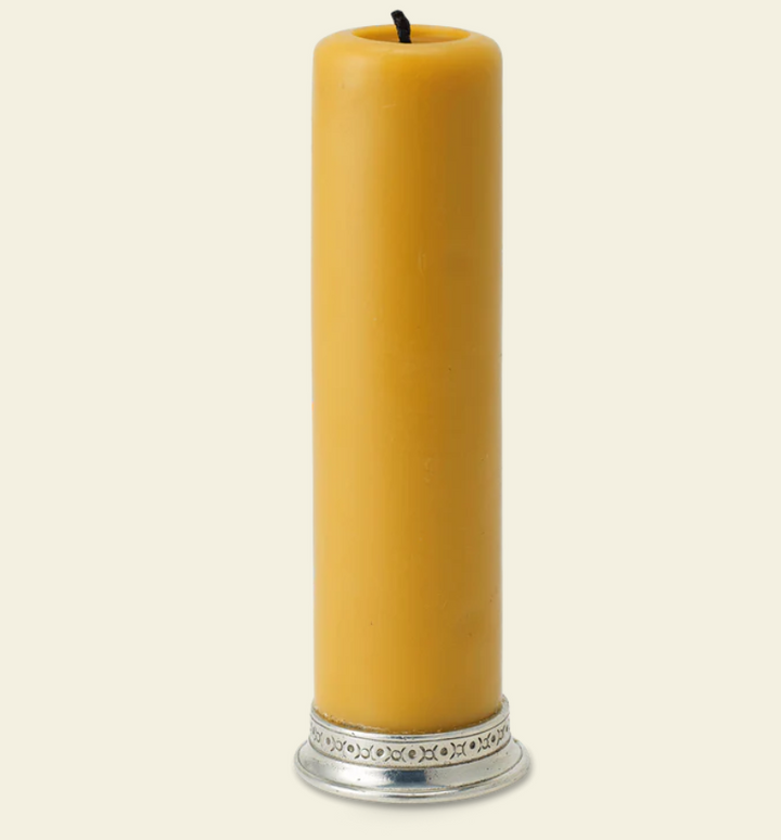 Pillar Candle Base, Three Sizes by Match Pewter