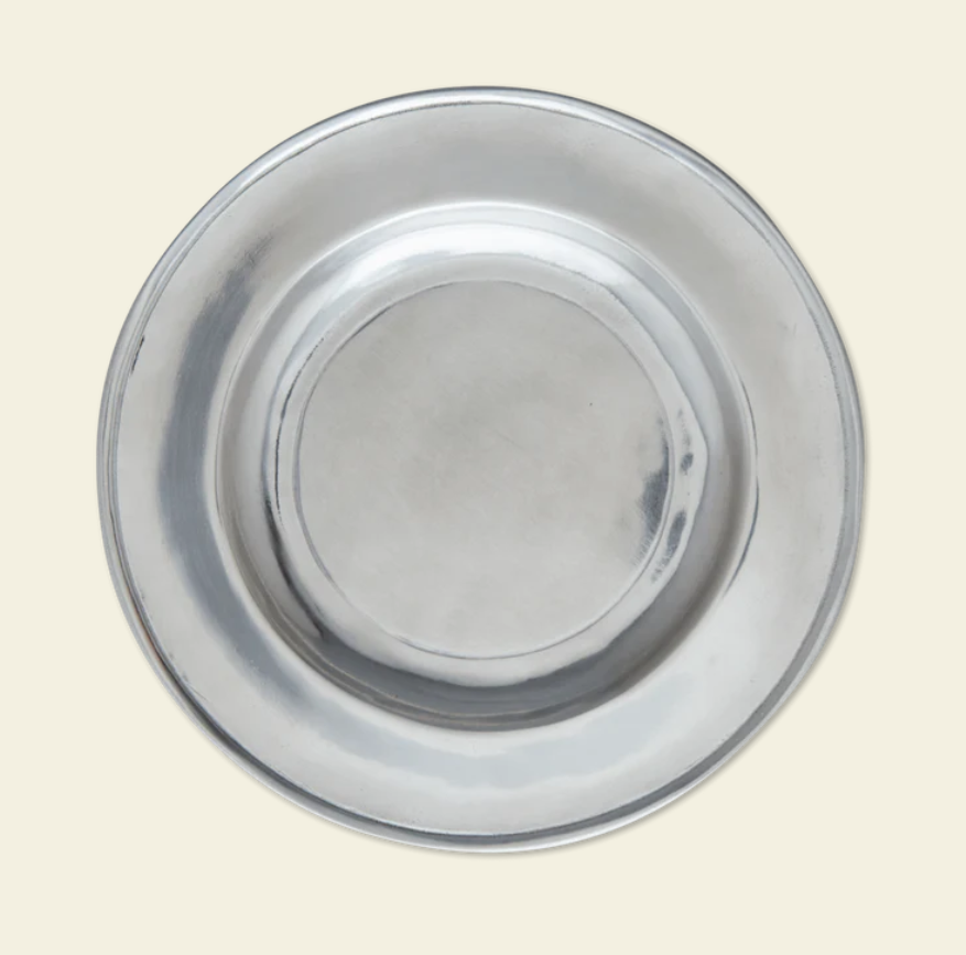 Convivio Pewter Canape Plate by Match Pewter