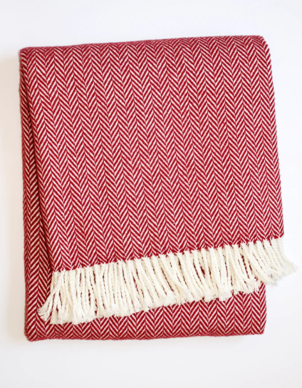 Herringbone Plush Throw