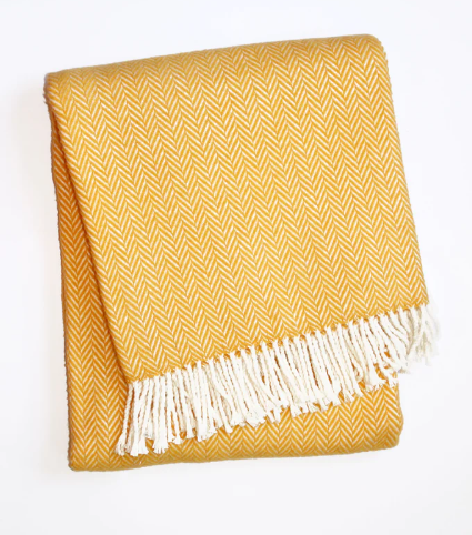 Herringbone Plush Throw