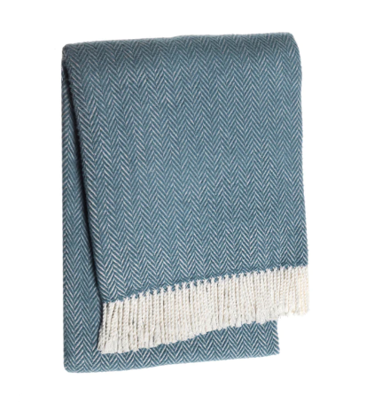 Herringbone Plush Throw
