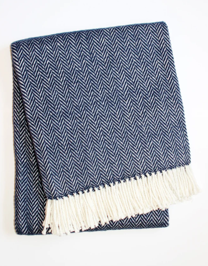 Herringbone Plush Throw