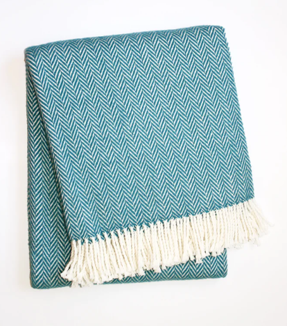 Herringbone Plush Throw