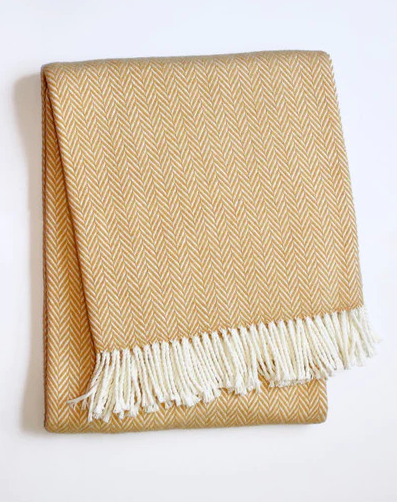Herringbone Plush Throw