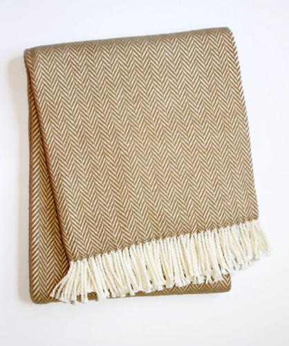 Herringbone Plush Throw