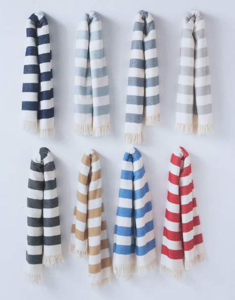 Candy Stripe Throw Blanket