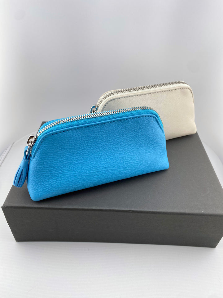 Small Leather Cosmetic Bag