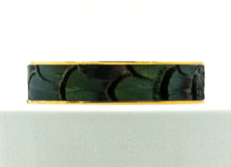Green Lady Amherst Feather Cuff