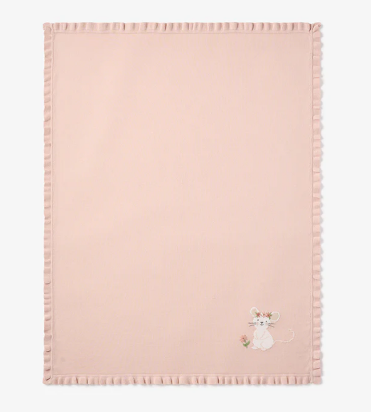 Meadow Mouse Soft Knit Blanket