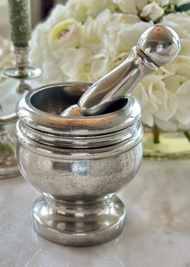 Peltro Mortar & Pestle (by Arte Italica)