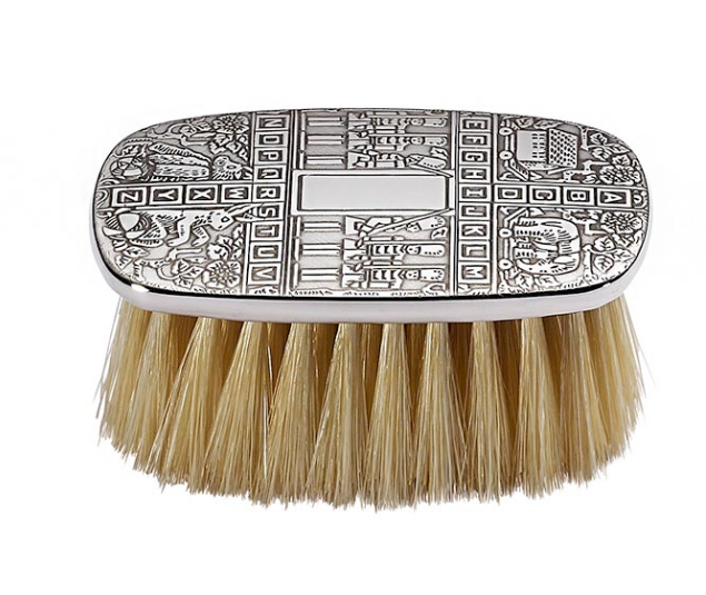 Baby Hair Brush - Sterling Silver