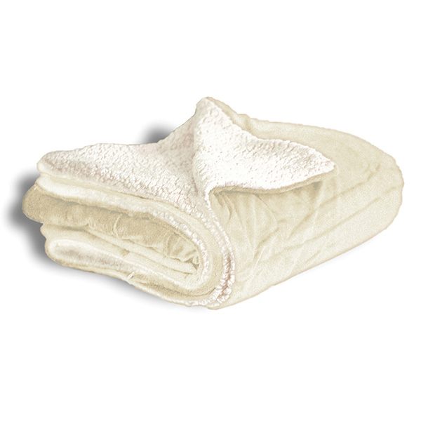 Lambswool Sherpa Throw Blanket