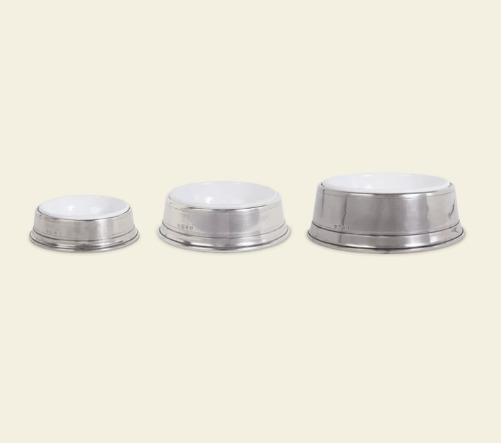Pet Bowls by Match Pewter