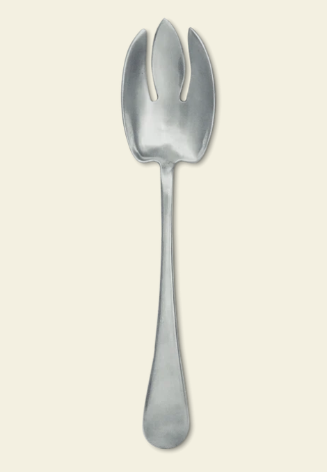Aria Salad Set, Serving Spoon and Fork by Match Pewter