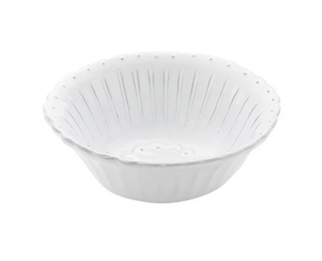 Bella Bianca Beaded Cereal Bowl by Arte Italica