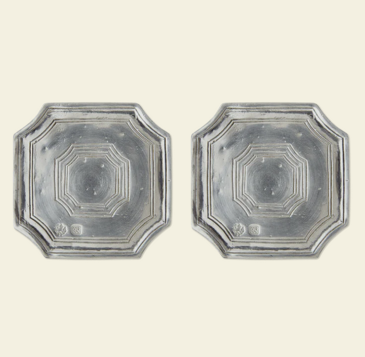 Octagonal Coasters and Bottle Coaster by Match Pewter