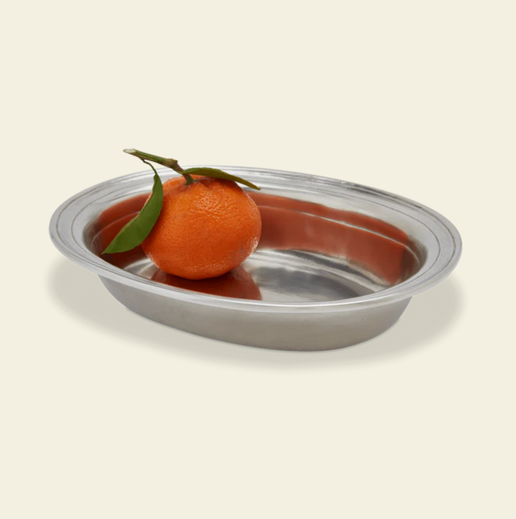 Oval Serving Bowl by Match Pewter