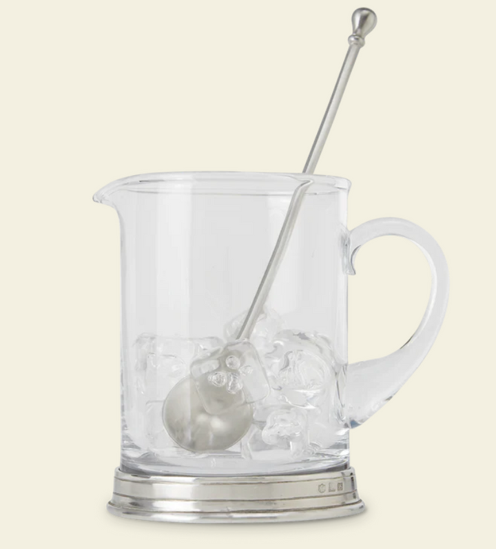 Branch Bar Pitcher and Martini Pitcher with Cocktail Stirrer by Match Pewter