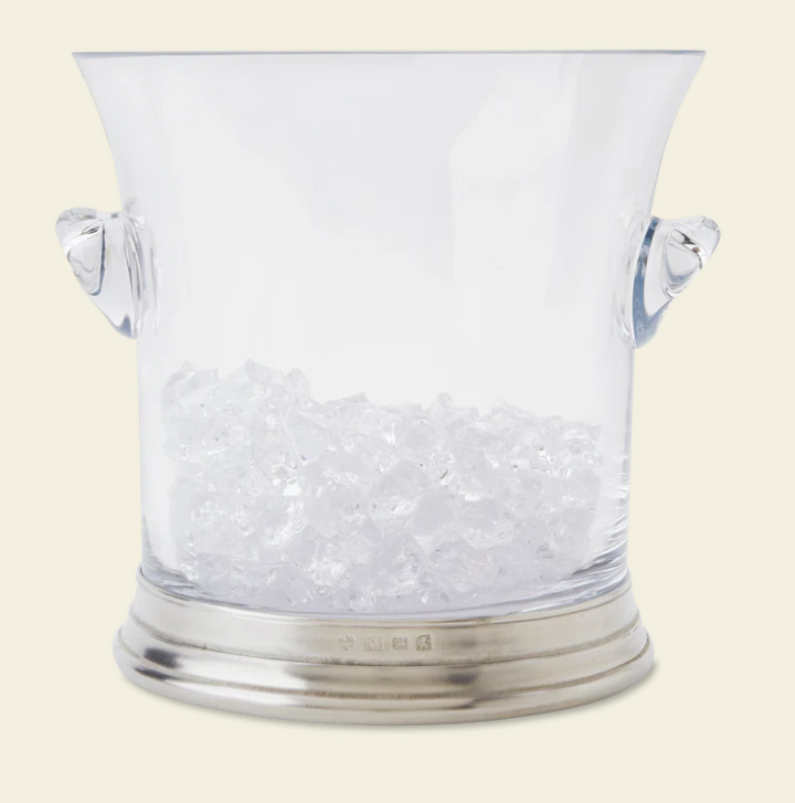 Crystal Ice Bucket by Match Pewter