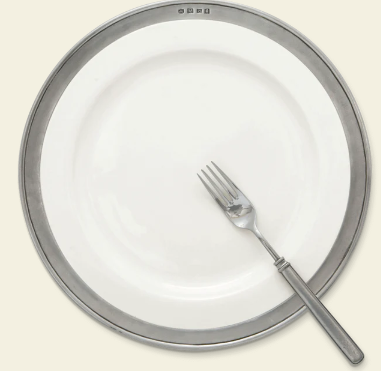 Convivio Buffet Plate by Match Pewter