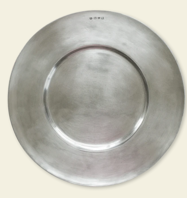 Cardinal Charger by Match Pewter