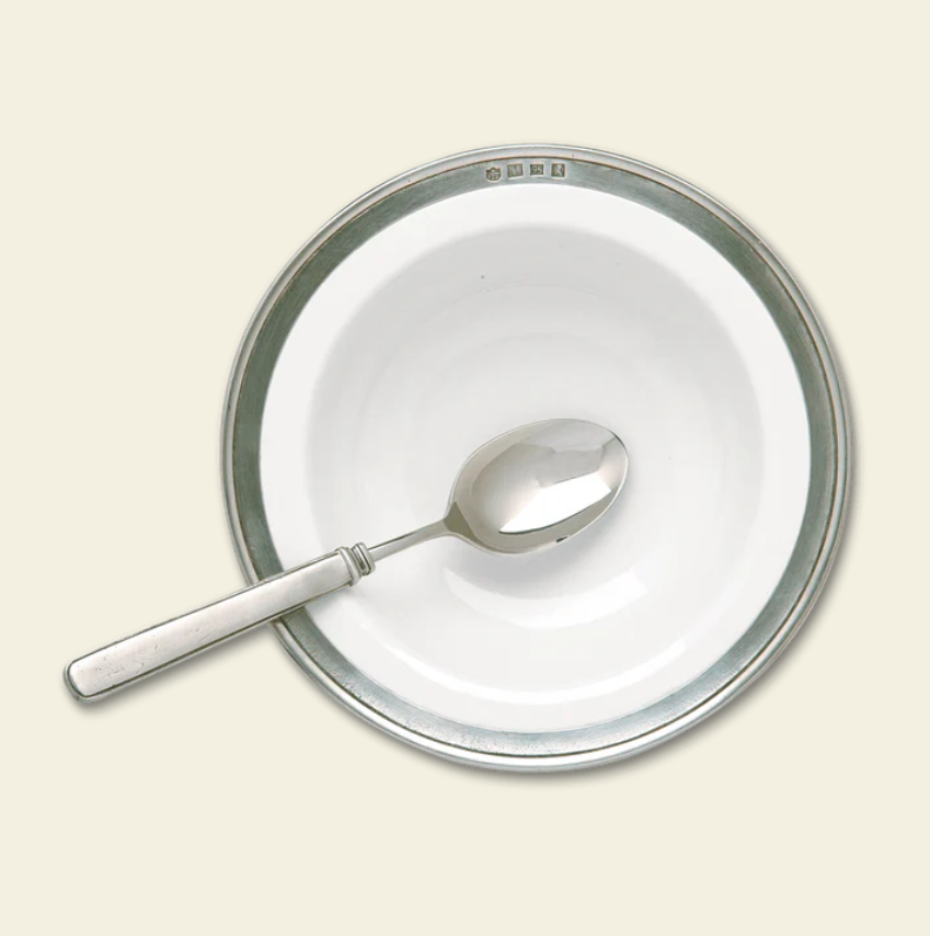 Convivio Cereal Bowl by Match Pewter