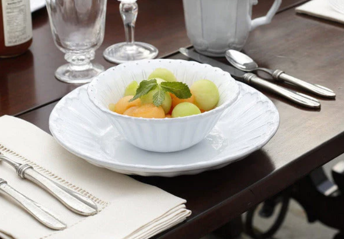 Bella Bianca Beaded Cereal Bowl by Arte Italica