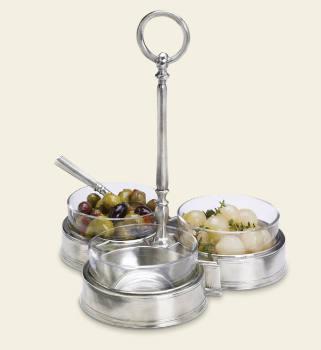 Crudite Trio by Match Pewter