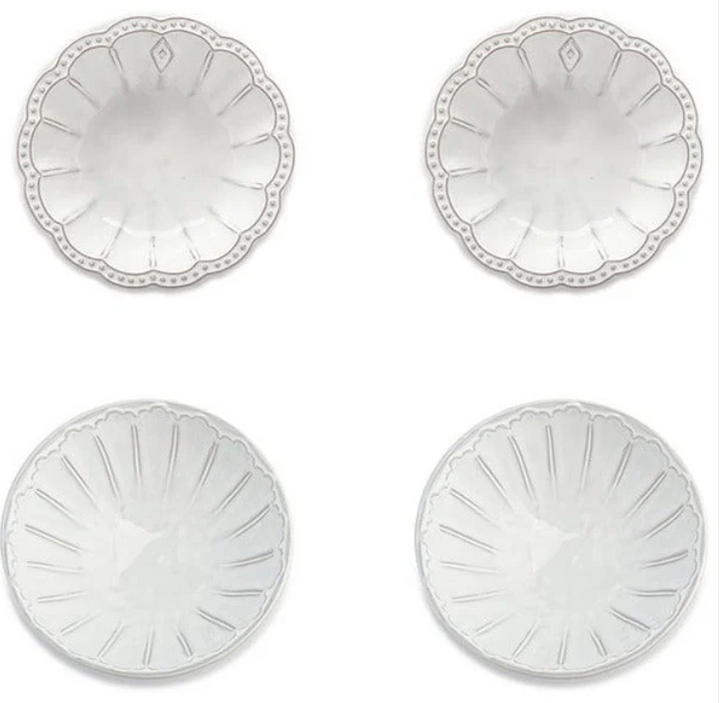 Bella Bianca Dipping Bowl Set of Four by Arte Italica