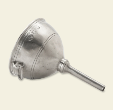 Funnel with Filter by Match Pewter