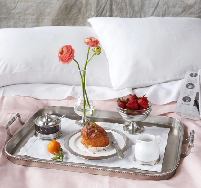 Gallery Tray With Handles by Match Pewter