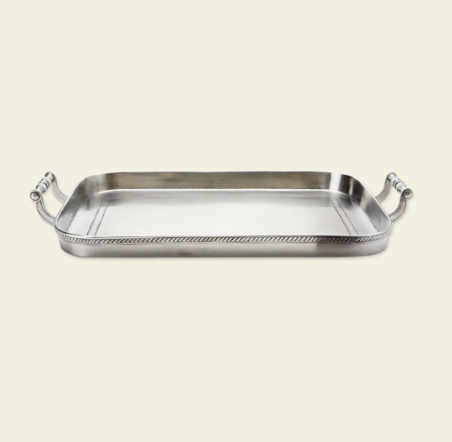 Gallery Tray With Handles by Match Pewter