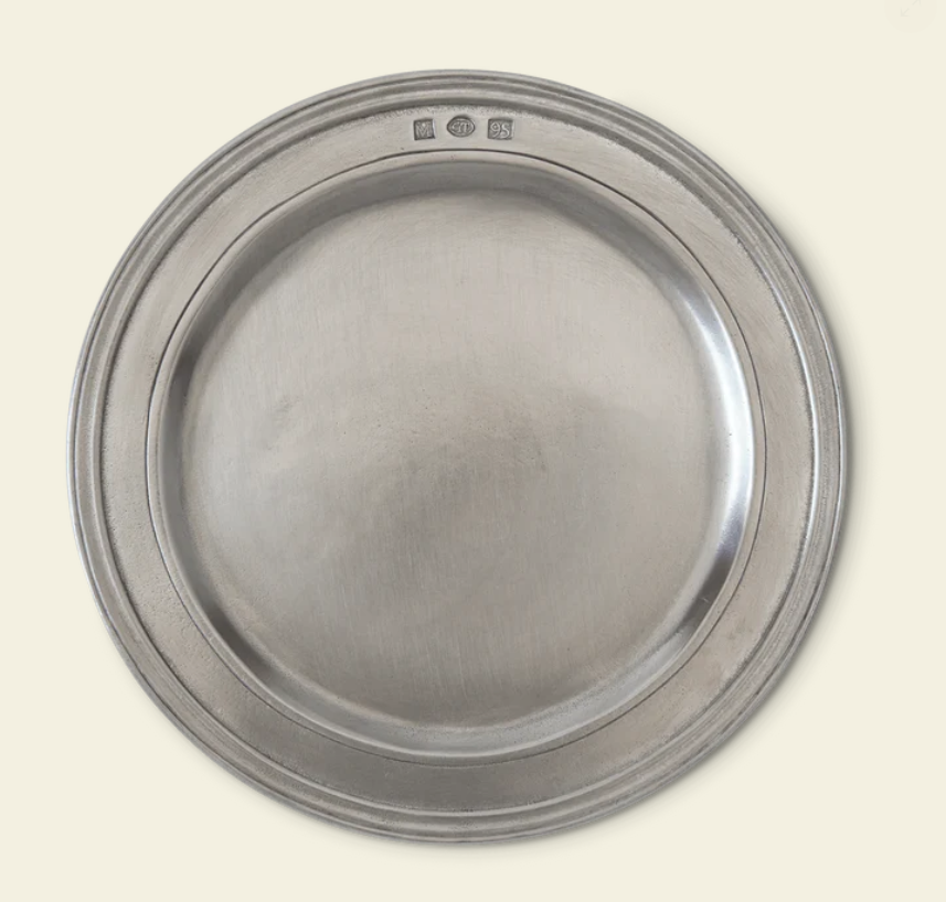 Gianna Pewter Bread Plate by Match Pewter