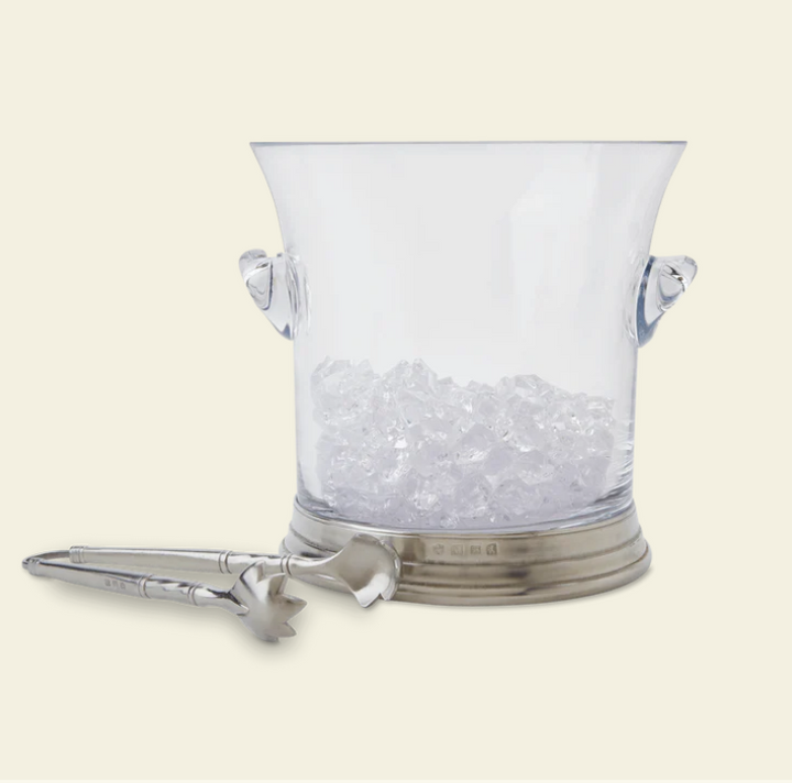 Crystal Ice Bucket by Match Pewter