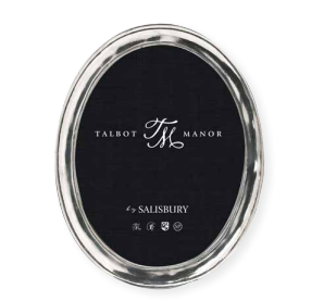 James Oval Pewter 5x7 Frame