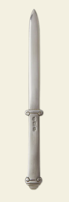 Ionic Two Letter Opener by Match Pewter