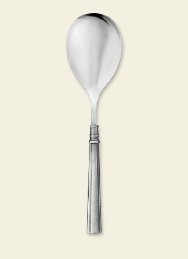 Lucia Wide Serving Spoon by Match Pewter