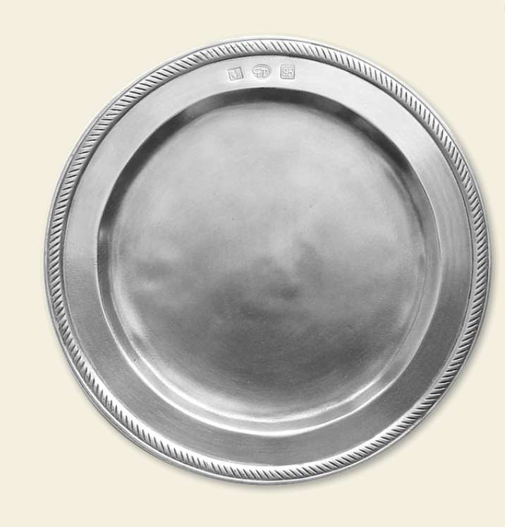 Luisa Bread Plate by Match Pewter
