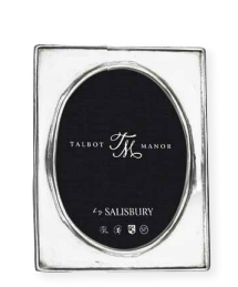 Madison Pewter 4x6 Oval Frame
