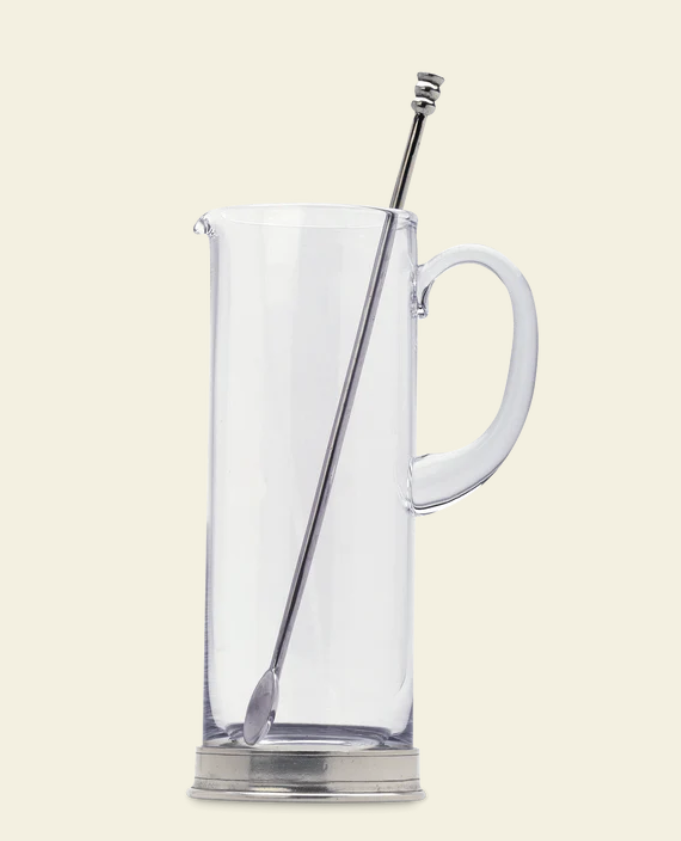 Branch Bar Pitcher and Martini Pitcher with Cocktail Stirrer by Match Pewter