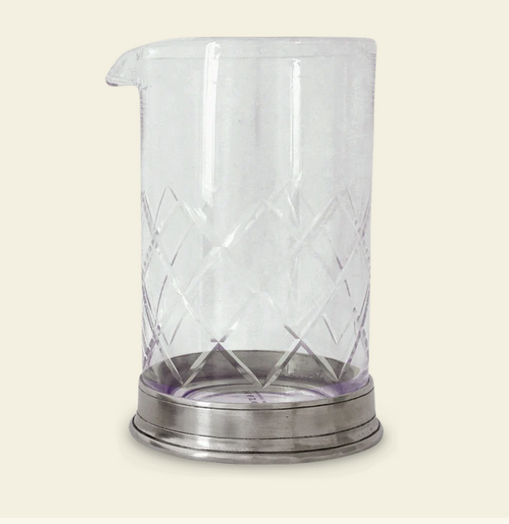 Mixing Glass, Strainer and Cocktail Stirrer by Match Pewter