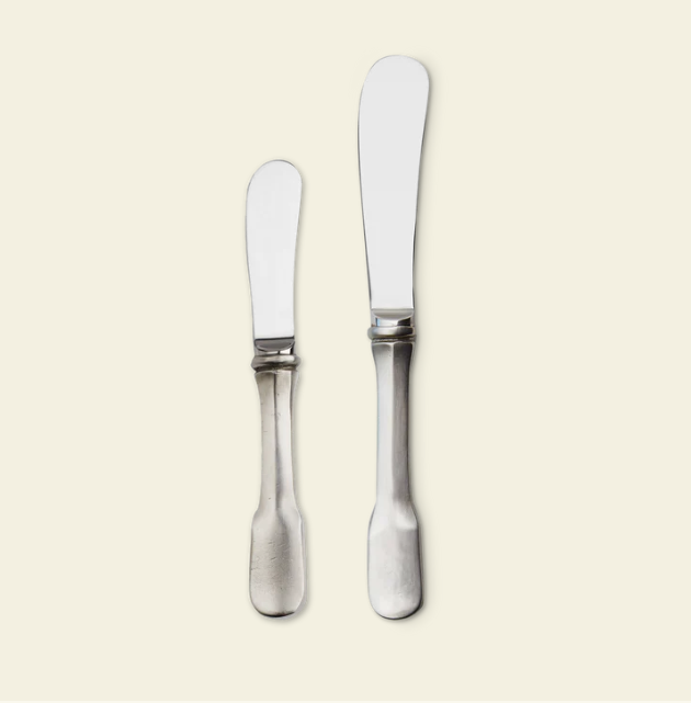 Olivia Butter and Bread Knives by Match Pewter