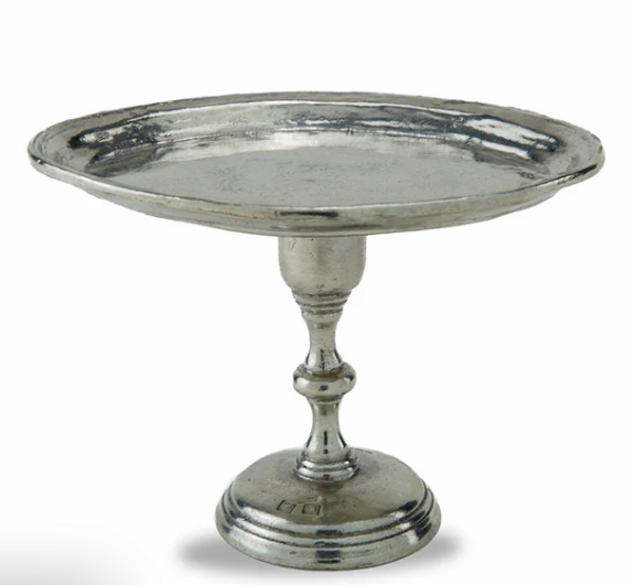 Vintage Petite Oval Pedestal Dish (by Arte Italica)