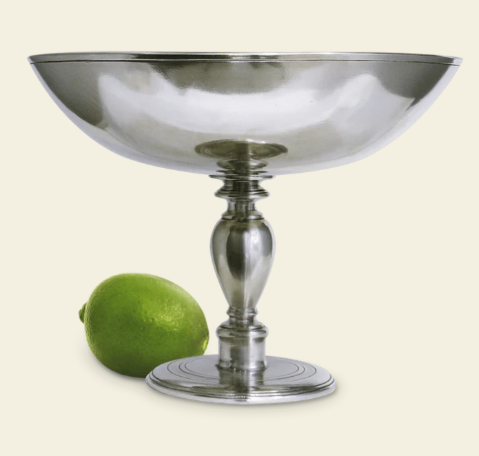 Venezia Pedestal Bowl by Match Pewter