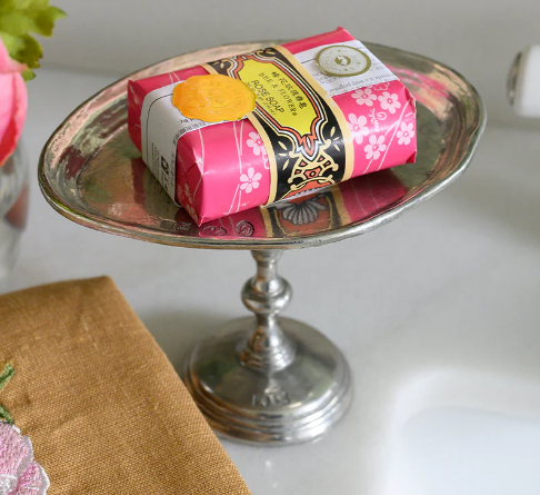 Vintage Petite Oval Pedestal Dish (by Arte Italica)