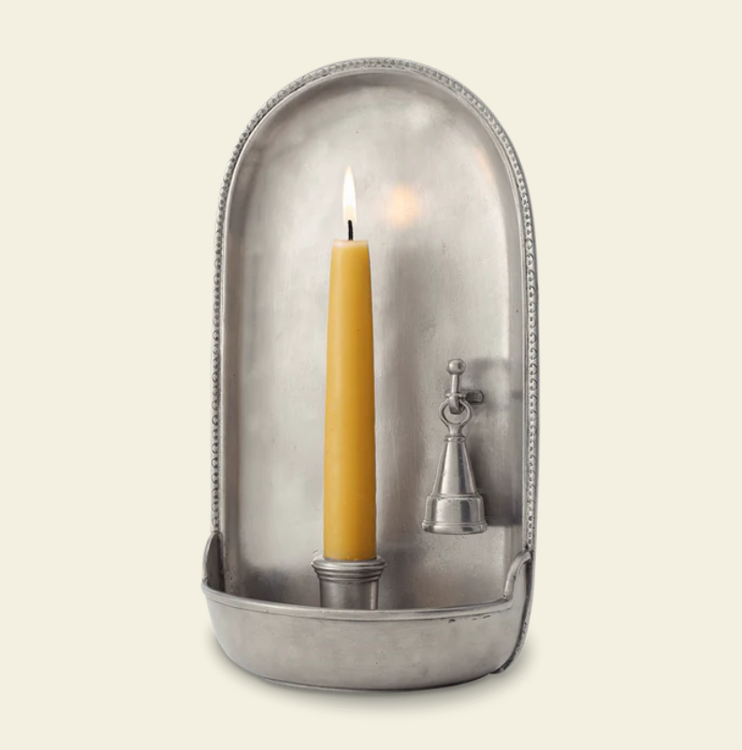 Wall Sconce with Snuffer by Match Pewter