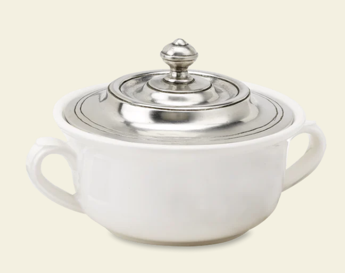 Convivio Soup Bowl by Match Pewter